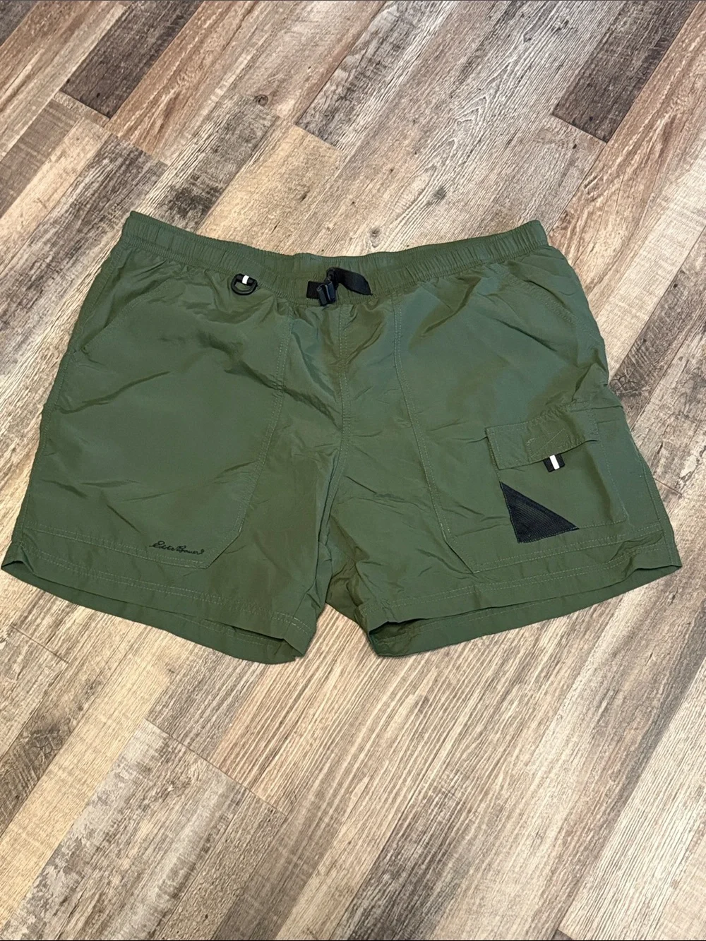 Eddie Bauer EbTek Vintage Lined Green Men’s Hiking Shorts Size XXL
